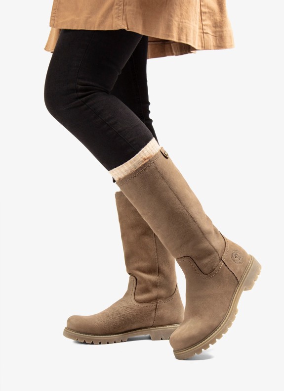 Stivale PANAMA JACK BAMBINA B146 per Donna in Colore Taupe