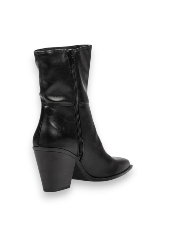 Botín con Tacón para Mujer en Color Negro