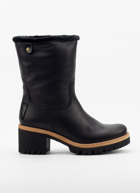 Botín Panama Jack Piola B42 para Mujer en Color Negro