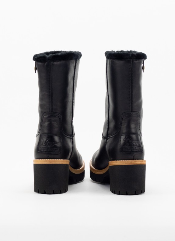 Botín Panama Jack Piola B42 para Mujer en Color Negro