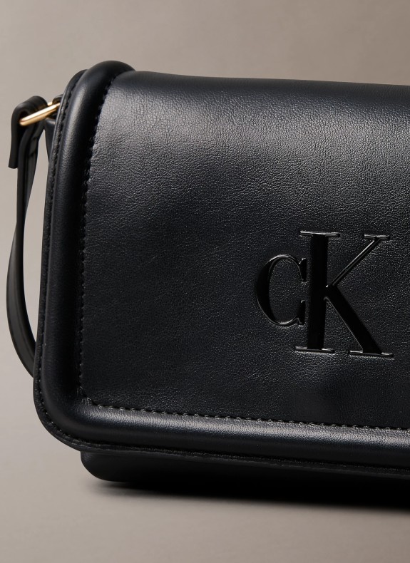 BOLD CK FLAP CROSSBODY