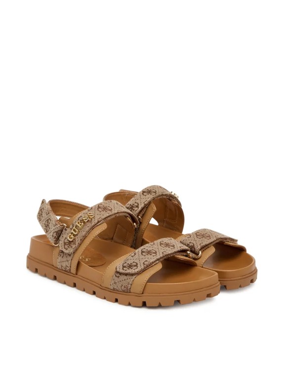 Sandalia Guess Florizy2 en color beige para mujer