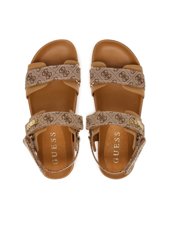Sandalia Guess Florizy2 en color beige para mujer