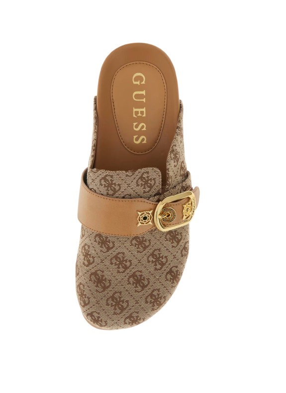 Zueco Guess Galavanta en color beige para mujer
