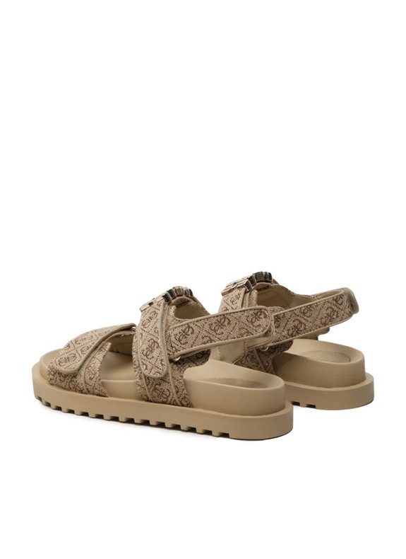 Sandalias Guess Fabelis2 en color beige para mujer