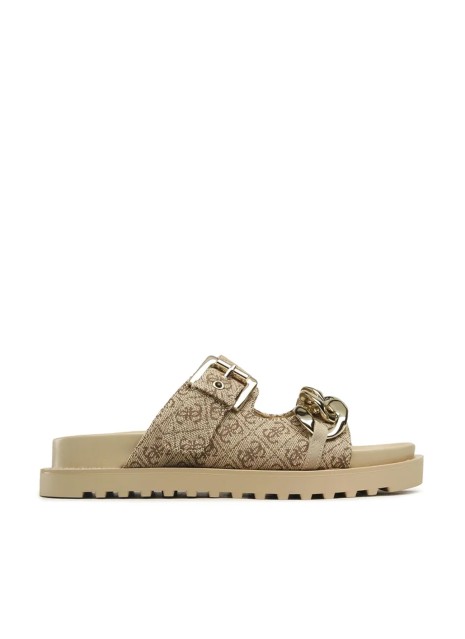Sandalias Guess Fatema2 en color beige para mujer