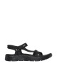 Sandale Skechers Go Walk Flex Sandal Sublime en noir pour femme.