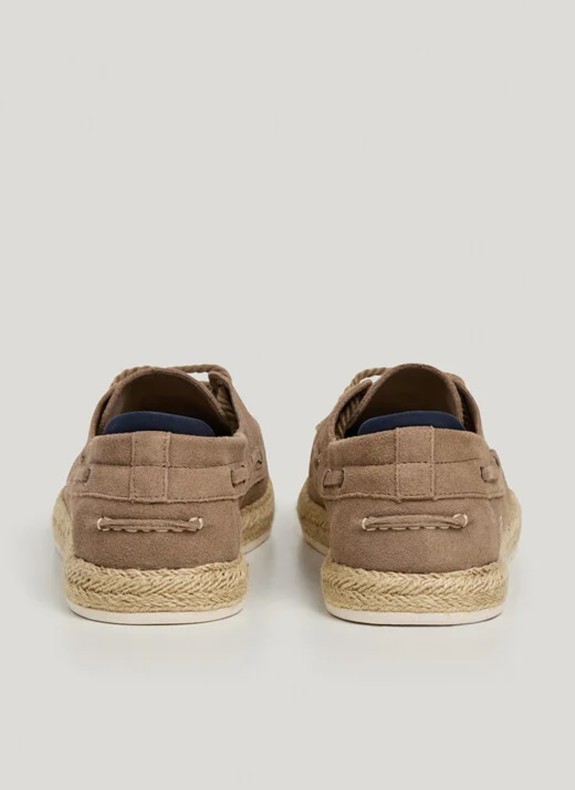 Náuticos Pepe Jeans Porto Deck in colore taupe per uomo