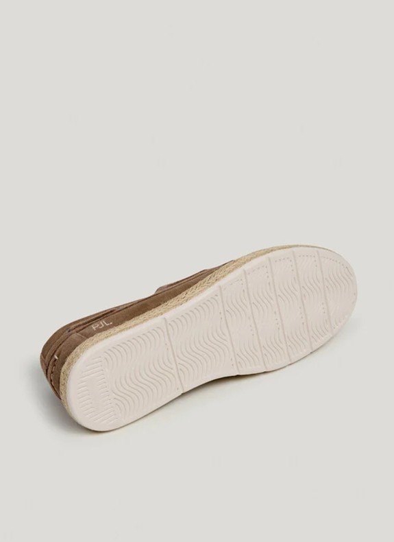 Náuticos Pepe Jeans Porto Deck in colore taupe per uomo