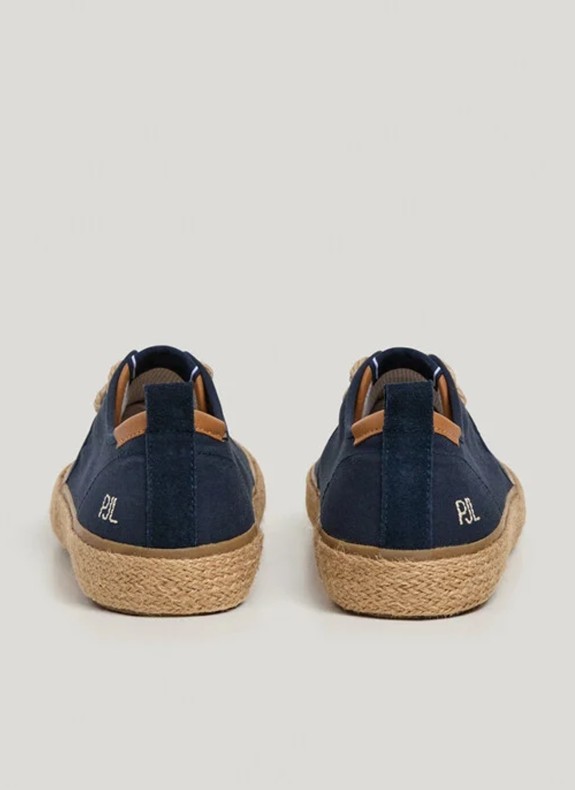 Baskets Pepe Jeans Port Bay de couleur marine pour homme.