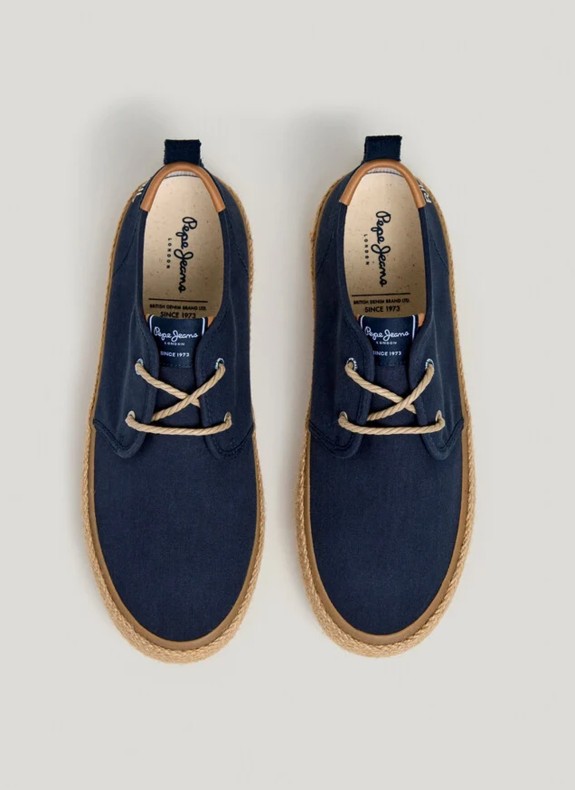 Baskets Pepe Jeans Port Bay de couleur marine pour homme.