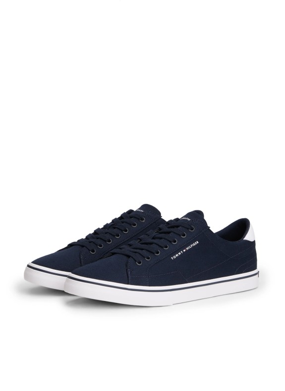 Baskets Tommy Hilfiger Vulc Core Long Lace en bleu marine pour homme