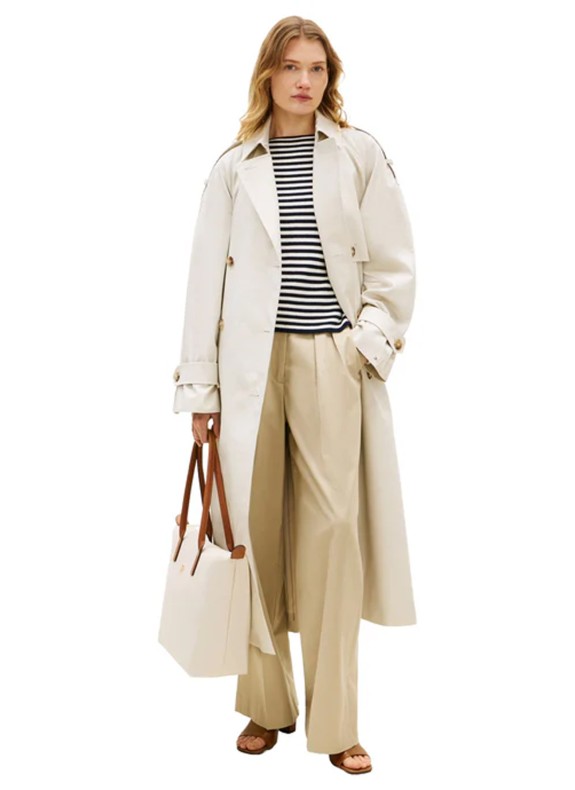 Bolsa Tommy Hilfiger Popette Tote na cor bege para mulher