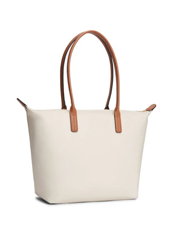 Bolsa Tommy Hilfiger Popette Tote na cor bege para mulher