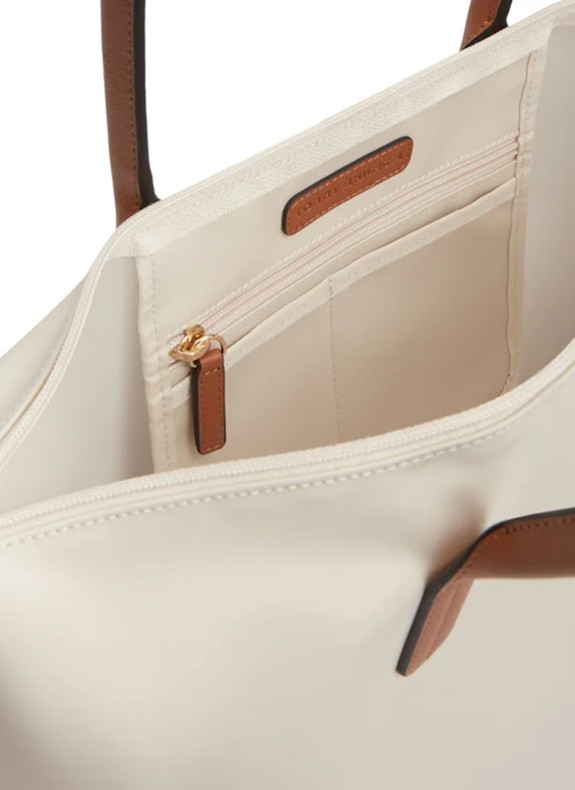 Bolsa Tommy Hilfiger Popette Tote na cor bege para mulher