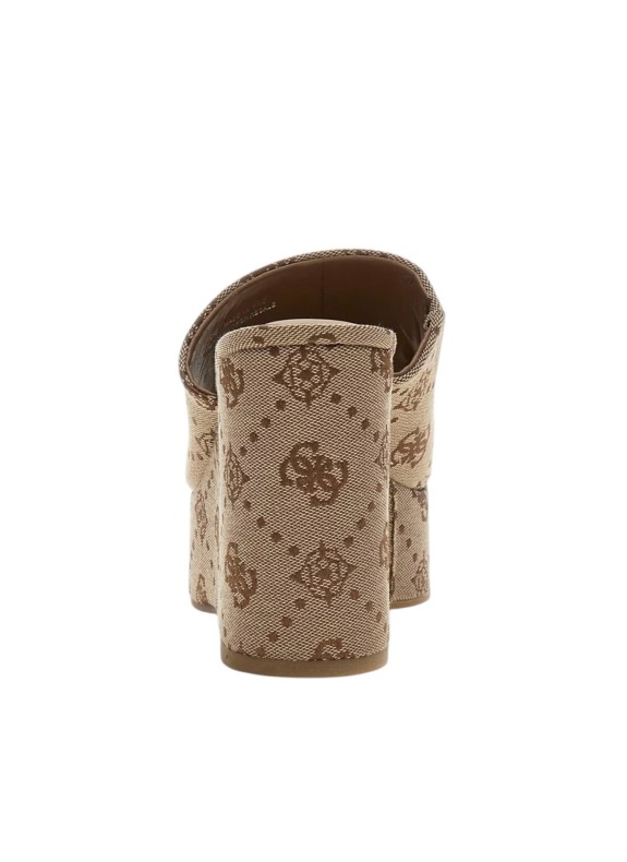Keilsandale Guess Evenza in Taupe für Damen