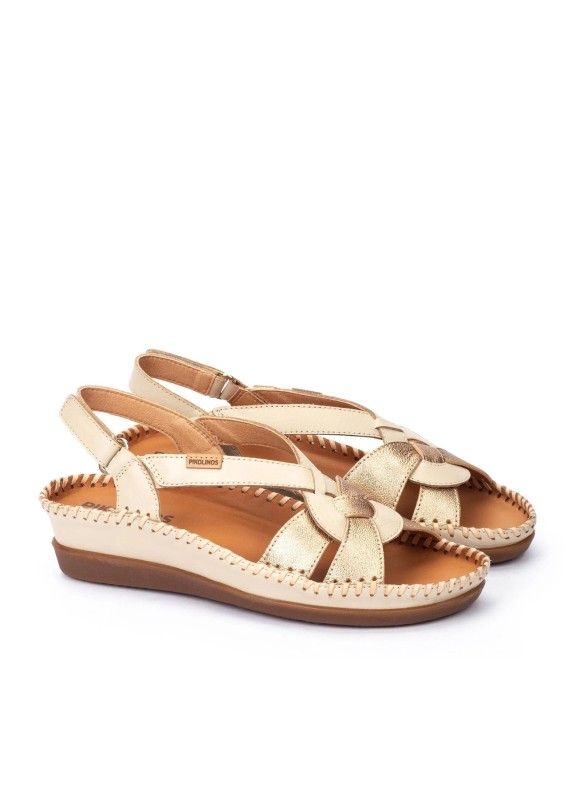 Sandale Pikolinos Cadaqués couleur beige pour femme
