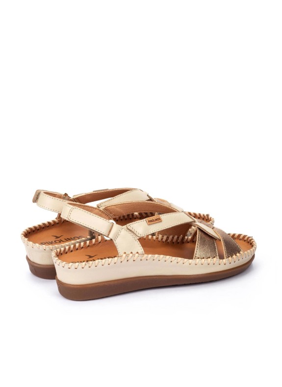 Sandale Pikolinos Cadaqués couleur beige pour femme