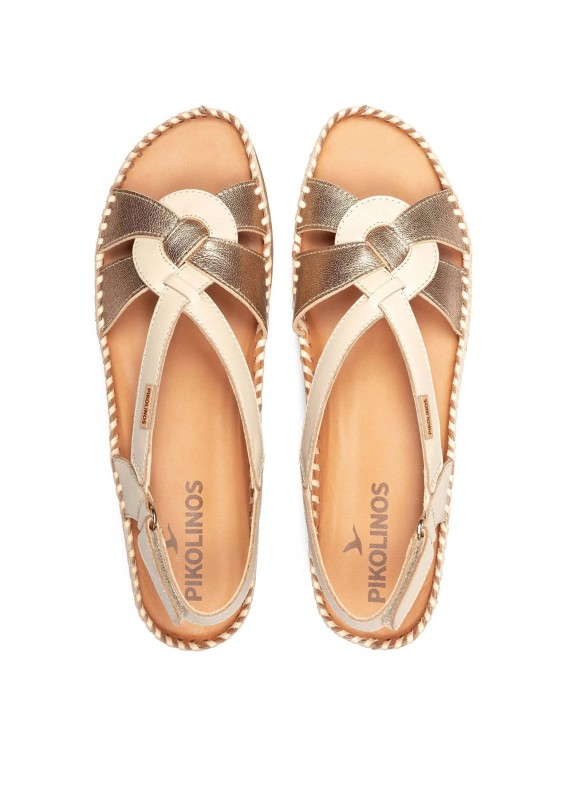 Sandale Pikolinos Cadaqués couleur beige pour femme