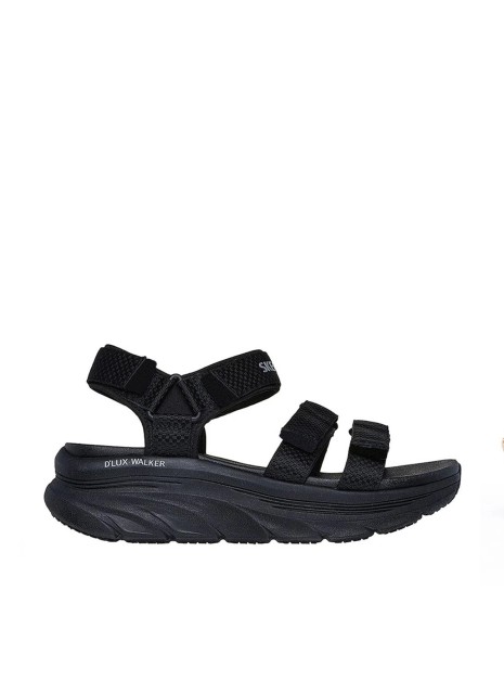Sandales Skechers D'lux Walker Sandal Sea-Scape en couleur noire pour femme