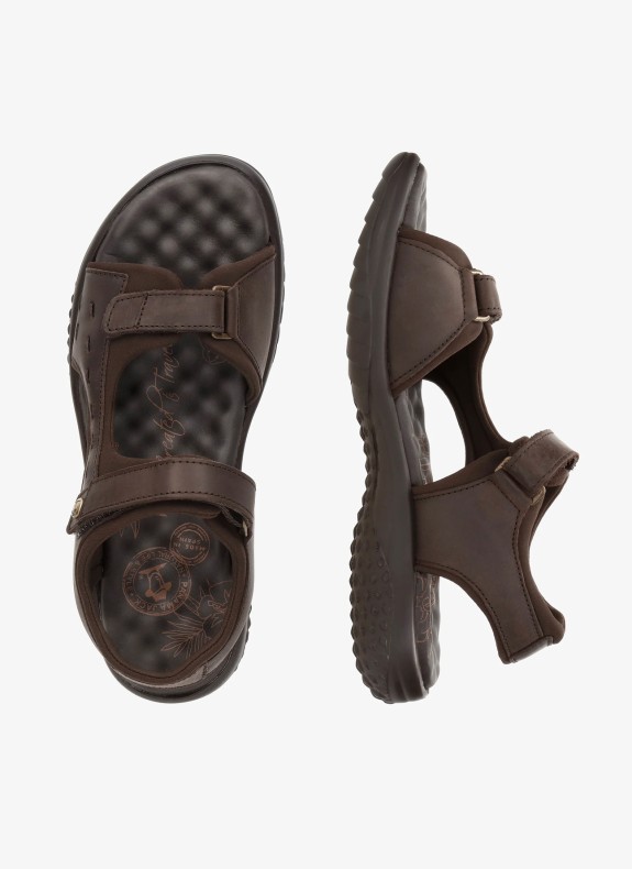 Sandálias Panama Jack Nilo Basics B8 em cor marrom para mulher