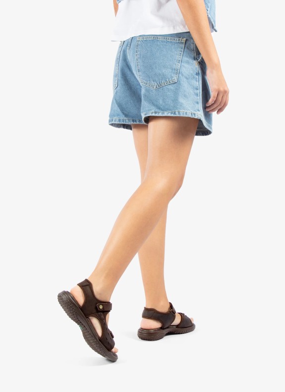 Sandálias Panama Jack Nilo Basics B8 em cor marrom para mulher