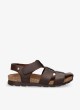Sandalia Panama Jack Stanley C1en color marrón para hombre