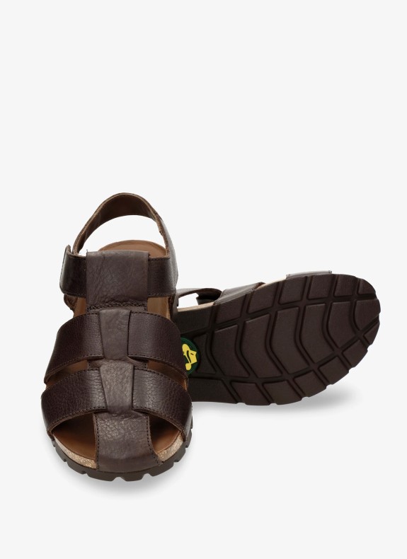 Sandalia Panama Jack Stanley C1en color marrón para hombre