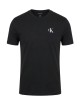 Camiseta Calvin Klein SS 30S Classic Back Monologo Tee na cor preta para homem