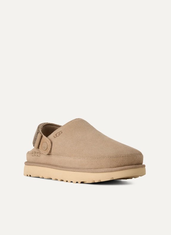 Zueco Ugg Goldenstar en color taupe para mujer