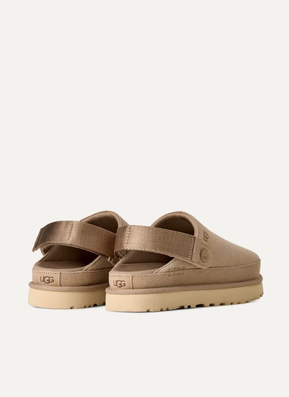 Zueco Ugg Goldenstar en color taupe para mujer