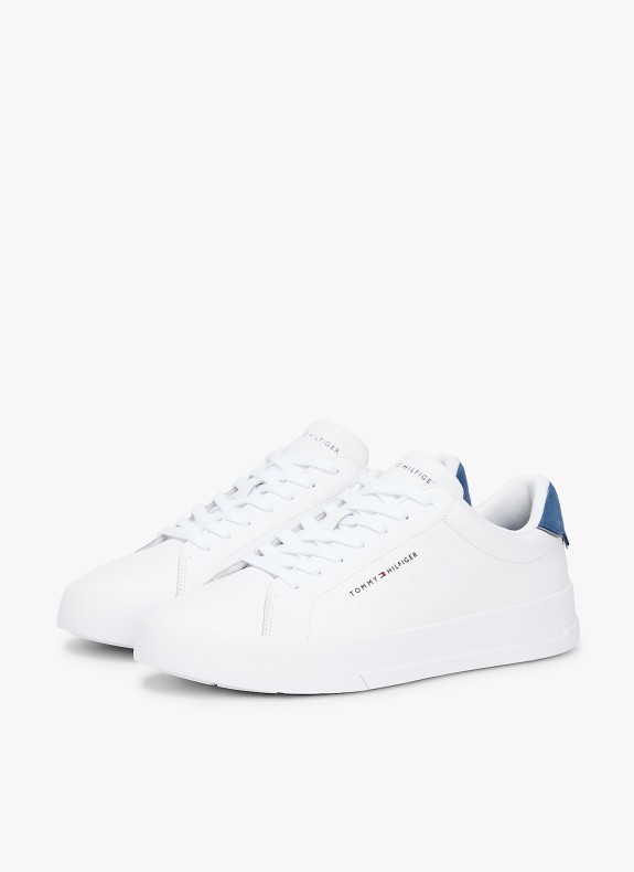 Baskets Tommy Hilfiger TH Court LTH Detail Ess en blanc pour femme