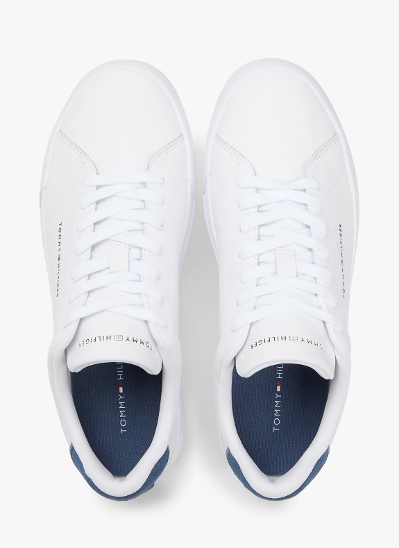 Baskets Tommy Hilfiger TH Court LTH Detail Ess en blanc pour femme