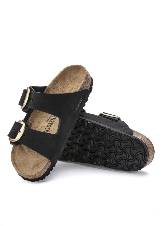 Birkenstock Arizona Big Buckle Sandalen in Schwarz