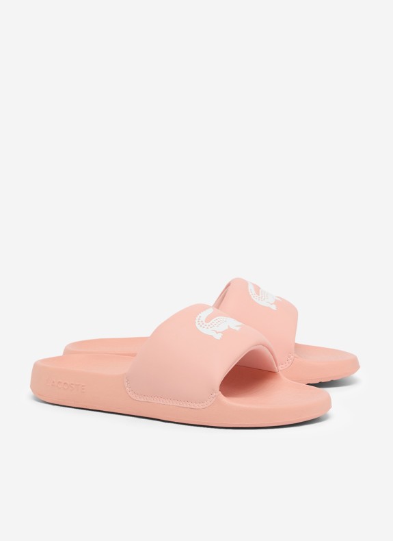 Chinelos Lacoste Serve Slide 1.0 em cor rosa para mulher