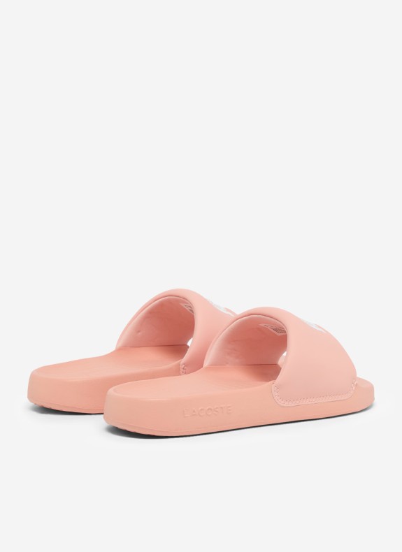 Chinelos Lacoste Serve Slide 1.0 em cor rosa para mulher