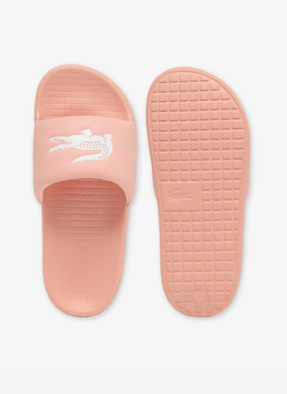 Chinelos Lacoste Serve Slide 1.0 em cor rosa para mulher