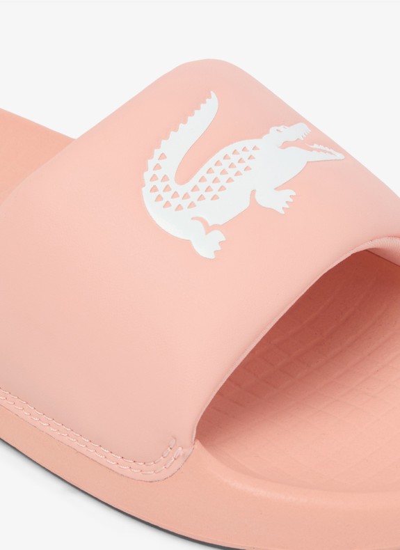 Chinelos Lacoste Serve Slide 1.0 em cor rosa para mulher