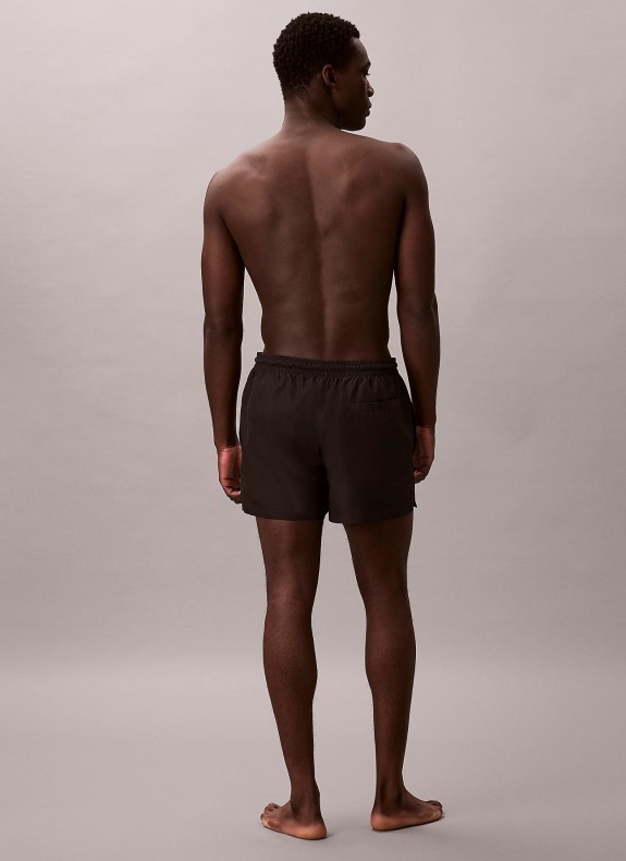 Calvin Klein CK Monogram Badehose in Schwarz für Herren