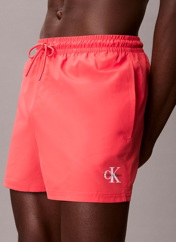 Bañador Calvin Klein Ck Monogram en color rojo para hombre