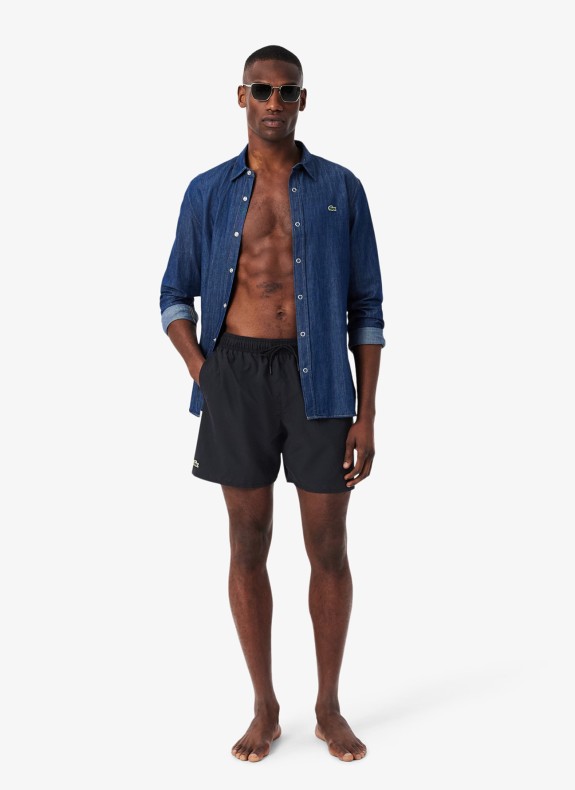 Fato de banho Lacoste MH9088 em preto para homem