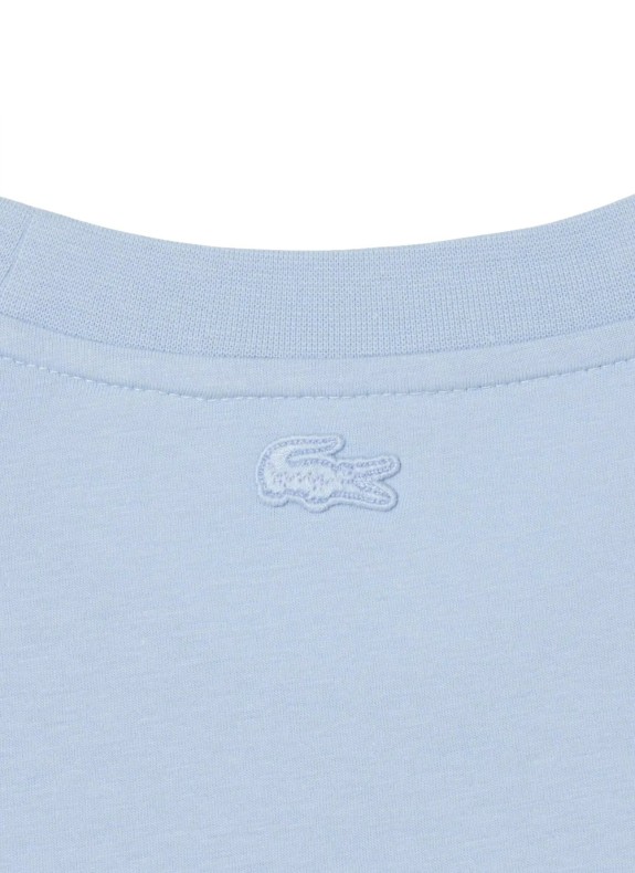 Camiseta Lacoste TH1427 na cor azul celeste para homem