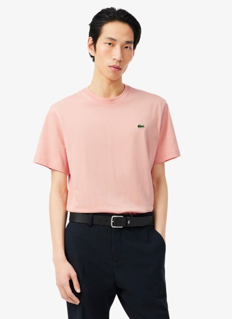 Camiseta Lacoste TH7318 na cor rosa para homem