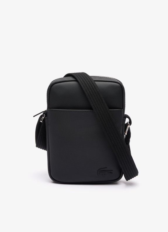 Lacoste Classic Vertical Camera Bag Umhängetasche in Schwarz für Herren