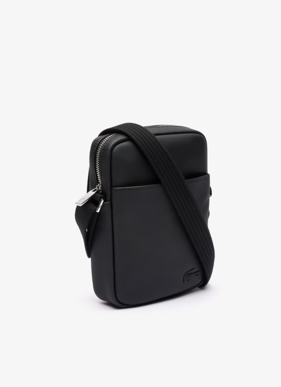 Lacoste Classic Vertical Camera Bag Umhängetasche in Schwarz für Herren