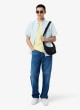 Sac à bandoulière Lacoste Neocroc Moon Bag en noir