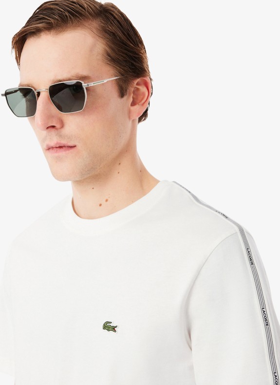 T-shirt Lacoste TH0888 en couleur blanche pour homme