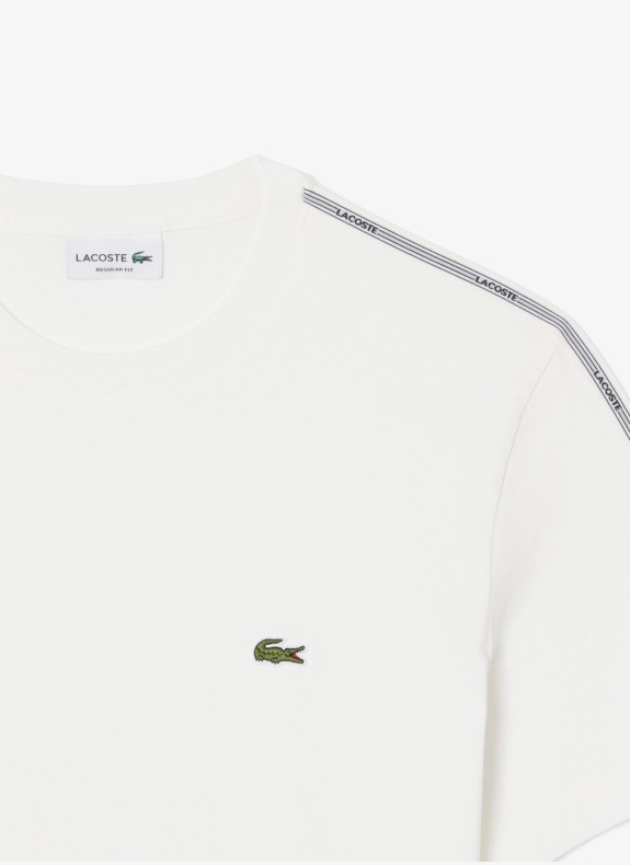 T-shirt Lacoste TH0888 en couleur blanche pour homme