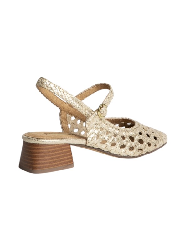 Keslem Luma Sandale in Gold für Damen