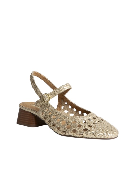 Keslem Luma Sandale in Gold für Damen